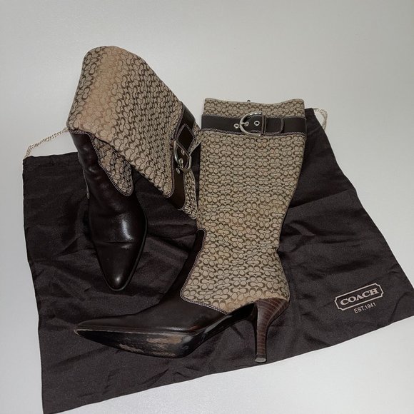 COACH leather boots - Picture 6 of 9